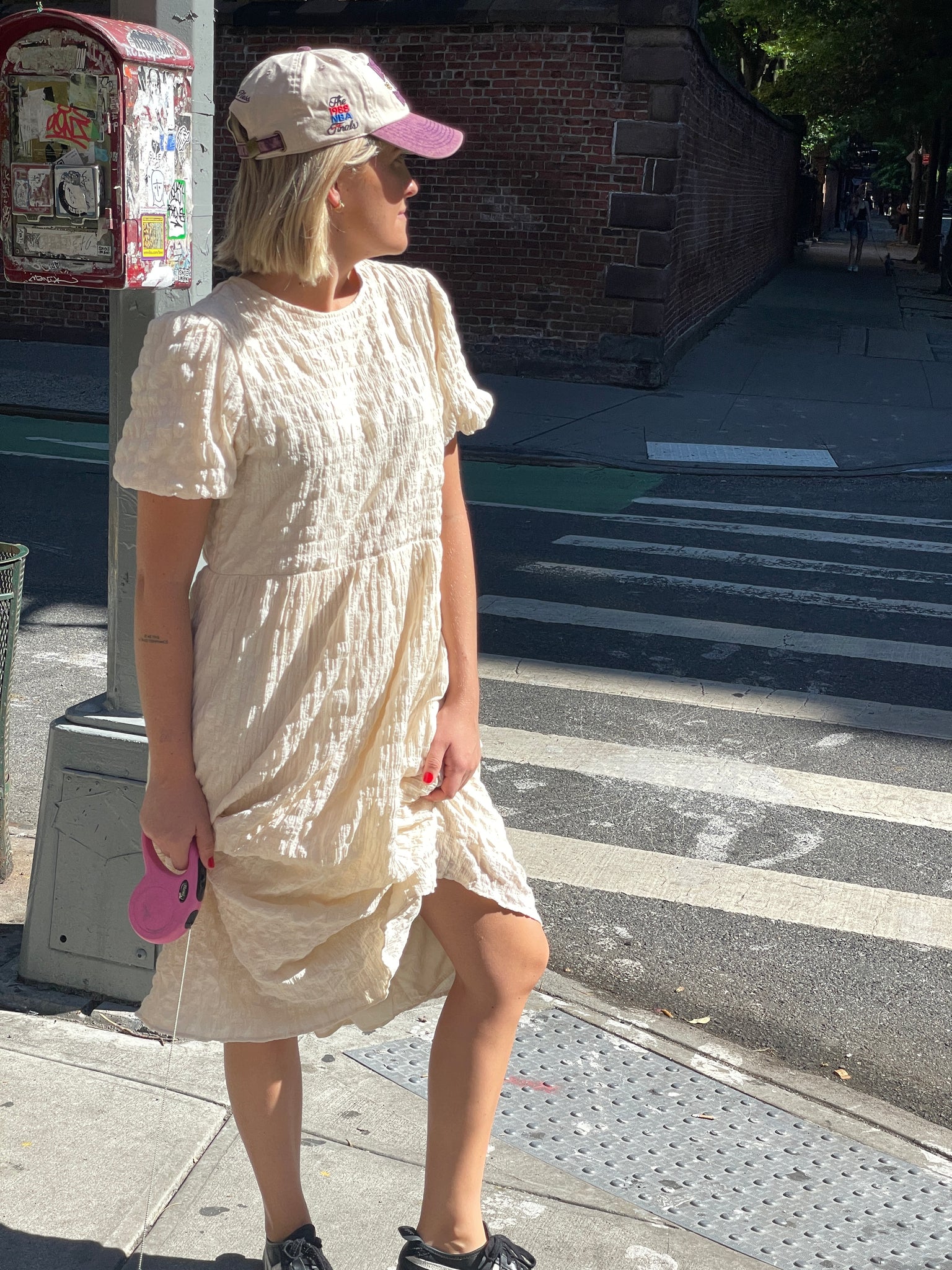 The Crepe Cream Dress