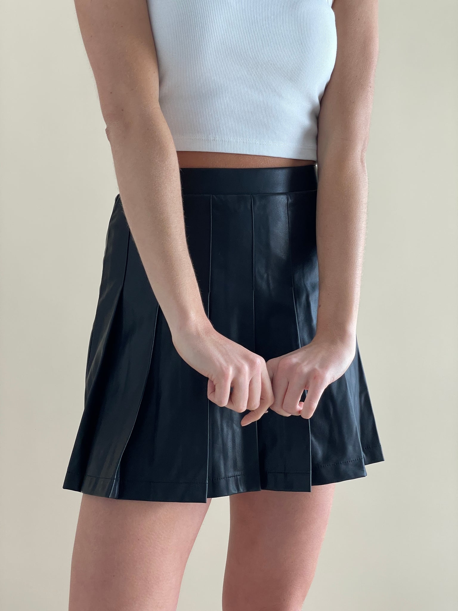 Clueless Leather Skirt