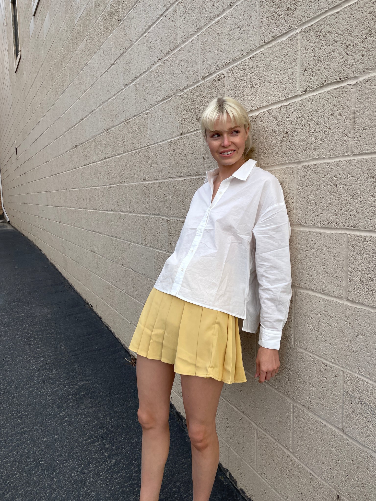The Lemon Tennis Skirt